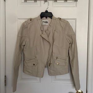 Adorable faux leather jacket
